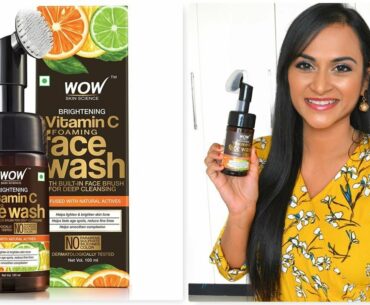 Wow Vitamin C Brightening Face Wash Tamil Review & Demo | CheezzMakeup