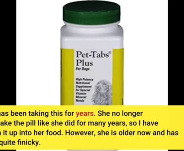 Our New Review: Pet Tabs Original Formula Vitamin Supplement, 60 Count