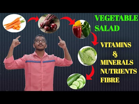 VEGETABLE SALAD for BODYBUILDERS || VITAMINS & MINERALS || FIBRE || NUTRIENTS || B2 FITNESS