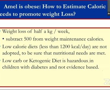 Nutritional Prescription for Children with Diabetes