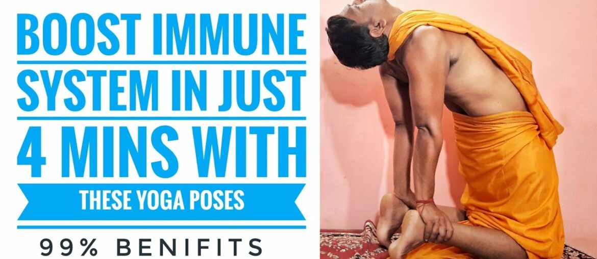 BOOST IMMUNE SYSTEM IN JUST 4 MINS WITH THESE YOGA POSES