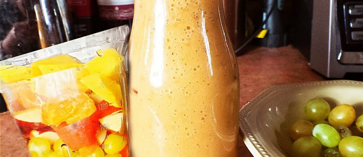 3 Minute Energy Boosting Meals: Healthy Tropical Smoothie