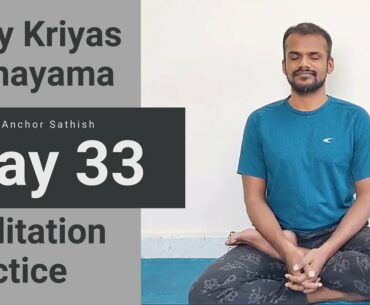 Daily Pranayama & Meditation Class @5.30Pm | Day 33 | Corona | Covid19 | happy Omyoga