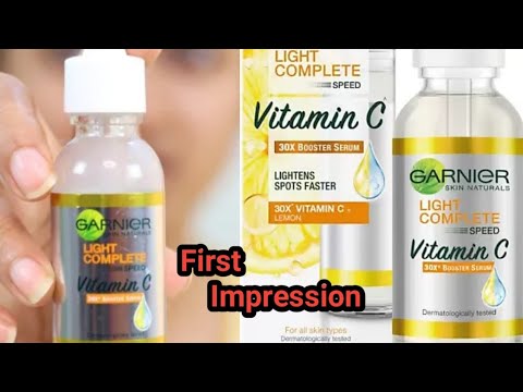 Newly Launched Garnier Vitamin C  Serum Review