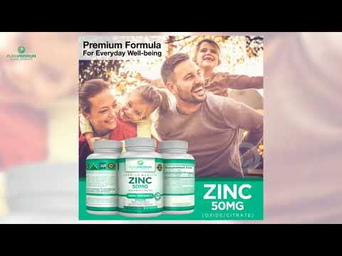 Premium Zinc Oxide/Citrate Supplement by PurePremium Supplements [100 Tablets, 50mg] | Suppo Reviews