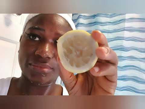 FACIAL Cleansing with Lemon, Honey, Glycerin and Vitamin E Capsule for Face / For Dehydrated