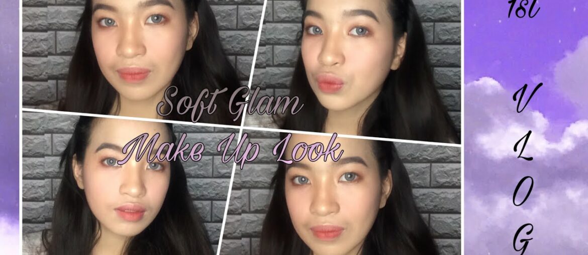 Trying Soft Glam Makeup Look (#1Vlog) || Klein Mendoza