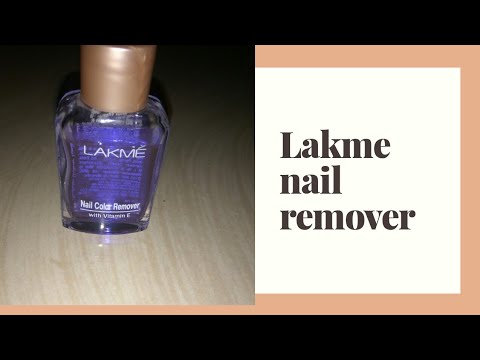 Lakme nail color remover with vitamin e||Beauty Tips with sony