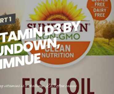 Vitamin D3 by Sundown, Immnue Support & Bone & Teeth Health, 1000iu D3, Gluten Free, Dairy Free...