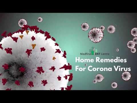 Home Remedies For Coronavirus | Dr Rajesh Bhardwaj | Med First Ent Centre