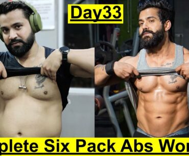 Day33||Complete Six Pack Abs Workout|| Hardcore Upper/Lower Abs Supersets Workout