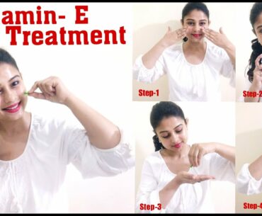 Vitamin-E Oil Skin Treatment/Benefits n uses of Vitamin E capsules/Get Beautiful,spotless face/Alpna