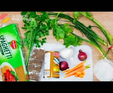 HEALTHY BREAKFAST #2 - SPICY SPANISH SARDINES VEGGIE PASTA || LOW BUDGET PASTA #VloggersPhilippines