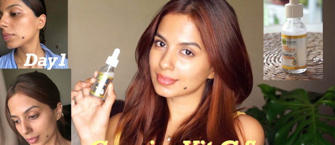 NEW Garnier Vitamin C Serum Review! WORTH THE HYPE?!