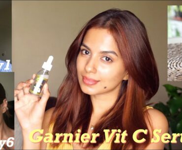 NEW Garnier Vitamin C Serum Review! WORTH THE HYPE?!