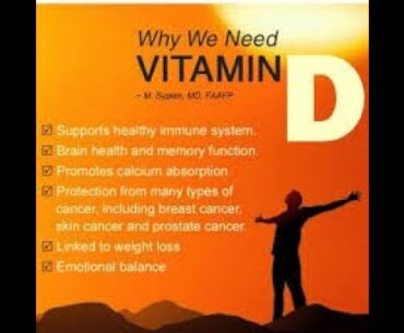 Benefits of Vitamin D. How can it help our body fight common diseases.