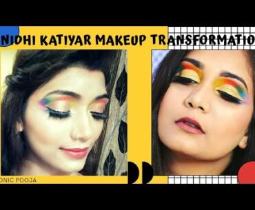 Nidhi katiyar inspired makeup look || full review- 20 something complete face palette|| ICONIC POOJA