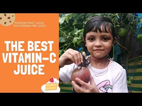 Passion fruit juice/VITAMIN-C naturally /immunity booster/corona f8r by nature/blood count booster