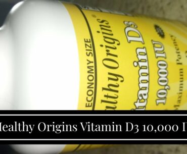 Healthy Origins Vitamin D3 10,000 IU (Non-GMO), 30 Softgels