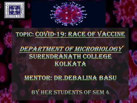 Covid-19: Race of Vaccine | Microbiology Department | September 13, 2020