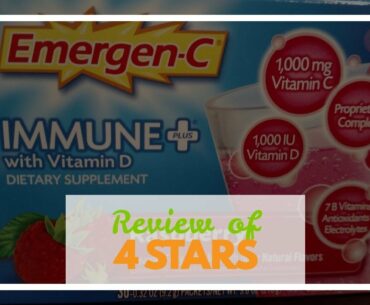 Review of Emer'gen-C Alacer Immune+ with Vitamin D (Raspberry Flavor, 30-Count 0.32 Oz. Packets...