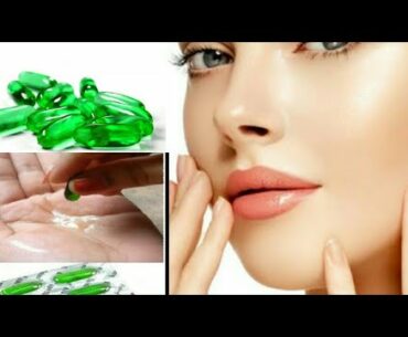 Benefits & Uses of Vitamin E Capsules//Vitamin E Capsules for Glowing Skin.