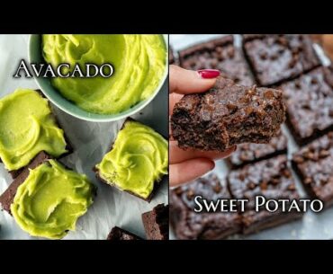 Flourless Chocolate Brownie | Avacado Brownie | Sweet Potato Brownies | Gluten free Brownie