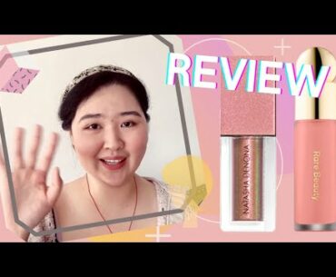 Natasha Denona Multichrome Liquid Eyeshadow & Rare Beauty Blush || Review + Thoughts