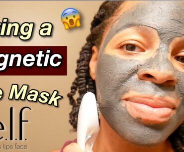 Trying a MAGNETIC Face Mask from Elf Cosmetics! Does it really work? Beauty Shield Face Mask Review