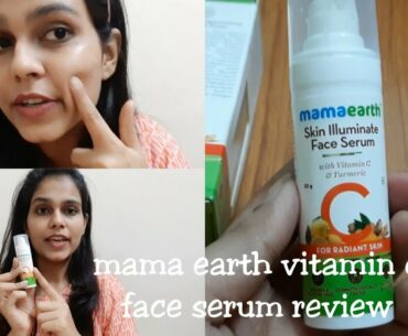 Mama earth vitamin c face serum review