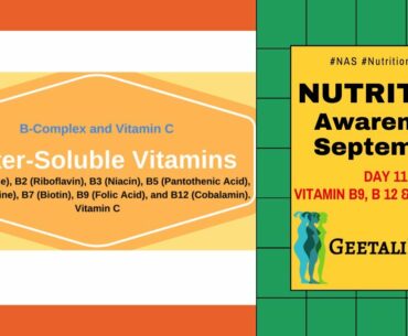 Nutrition Awareness Month - Vitamin B9, B12 & Vitamin C