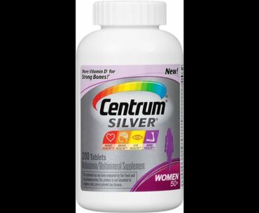 Reviews: Centrum Silver Multivitamin for Adults 50 Plus, Multivitamin/Multimineral Supplement w...