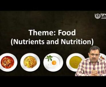 IGNOU Live Session on "Nutrients and Nutrition" for B.Ed Students