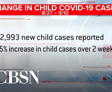 Sharp rise in children testing positive for COVID-19