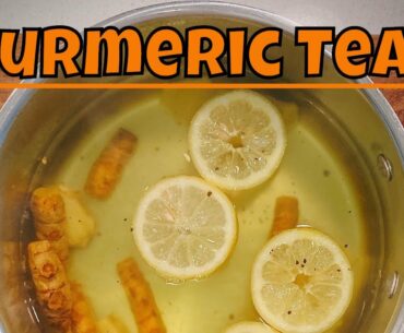 Immune Boosting Tea | Lemon Ginger Turmeric Tea | The Frugal Chef