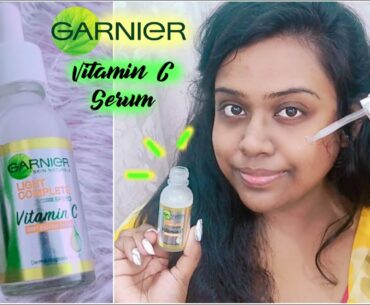 GARNIER VITAMIN C SERUM REVIEW AND BENEFITS | PALLABI TUTORIALS