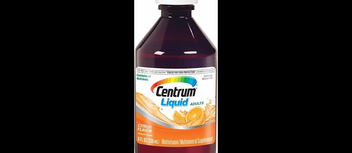 Reviews: Centrum Liquid Multivitamin / Multimineral Supplement Citrus Flavor 8 Ounce (Value Pac...