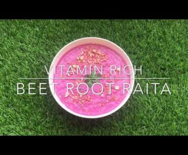 Vitamin rich Beet root Raita