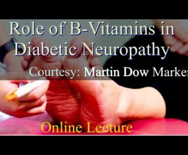 Role of B-Vitamins in Diabetic Neuropathy | Lecture of Dr. Sohail Ahmad | Webinar: Martin Dow Marker
