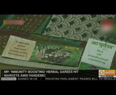 MP: Immunity boosting herbal sarees hit markets amid pandemic