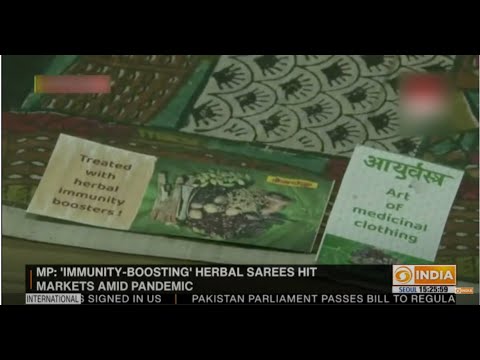 MP: Immunity boosting herbal sarees hit markets amid pandemic
