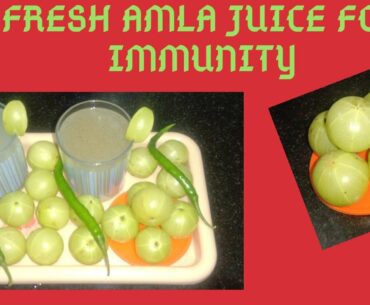 Fresh Amla Juice for Immunity | Fresh Nellikkai Juice | Vitamins Rich Juice | Gooseberry Juice