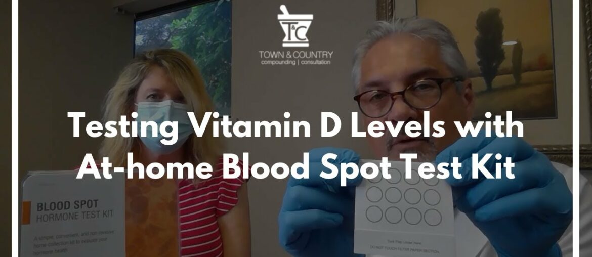 Testing Vitamin D Levels with At-home Blood Spot Test Kit