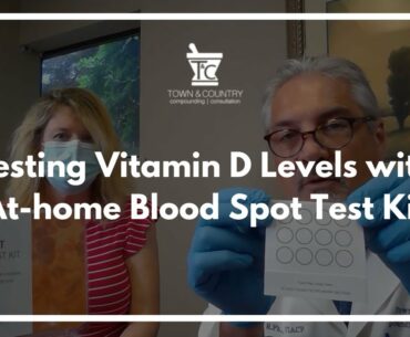 Testing Vitamin D Levels with At-home Blood Spot Test Kit