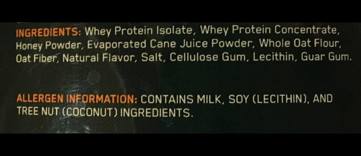 Optimum Nutrition Oats and Whey Protein Powder, Naturally Flavored Vanilla Bean, 3 Pound