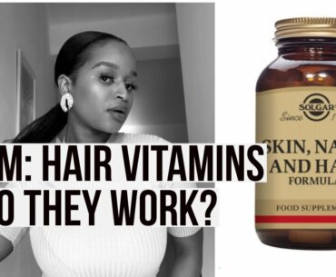 GRWM| Hair supplements| Relaxed hair | South African YouTuber