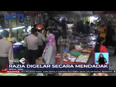 Kasus COVID-19 Meningkat, Petugas Gelar Razia Masker di Pasar Bintara Bekasi - SIS 10/09