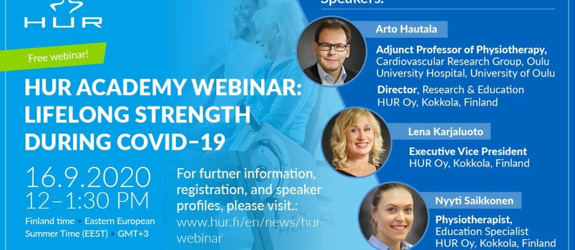 HUR webinar: Lifelong Strength during COVID-19