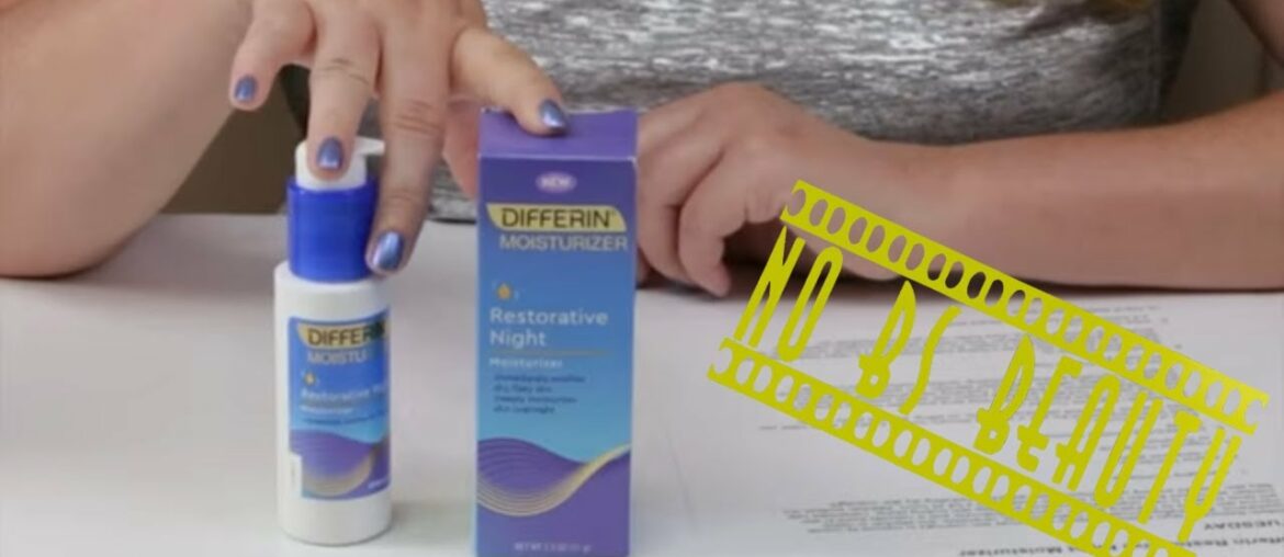 Differin Skincare Restorative Night Facial Moisturizer Review and How to Use