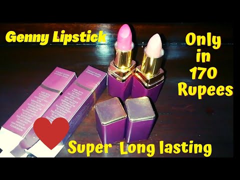 Genny Frost Matte Lipsticks | Super long Lasting | Matte Lipsticks With Vitamin E And Aloe Vera